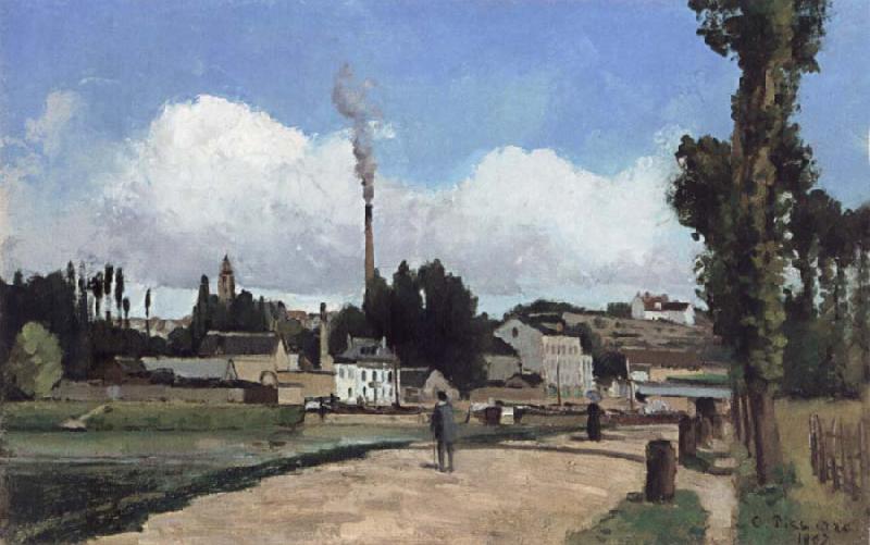 Camille Pissarro Banks of the Oise at Pontoise oil painting image